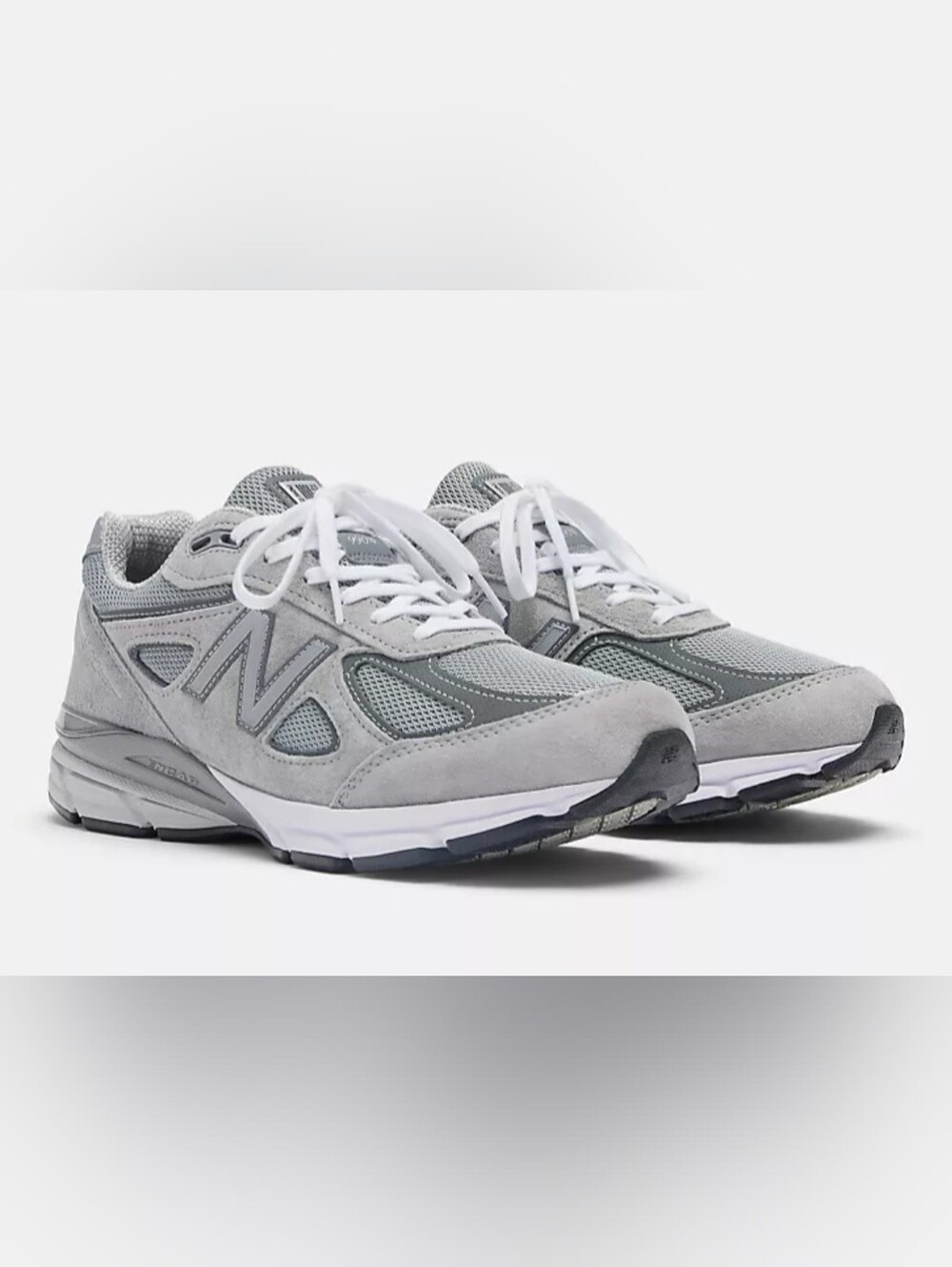 Sz 11.5 - Men's New Balance 990 V4 Grey Mesh&Suede Athletic Sneakers Made In USA - Picture 14 of 15